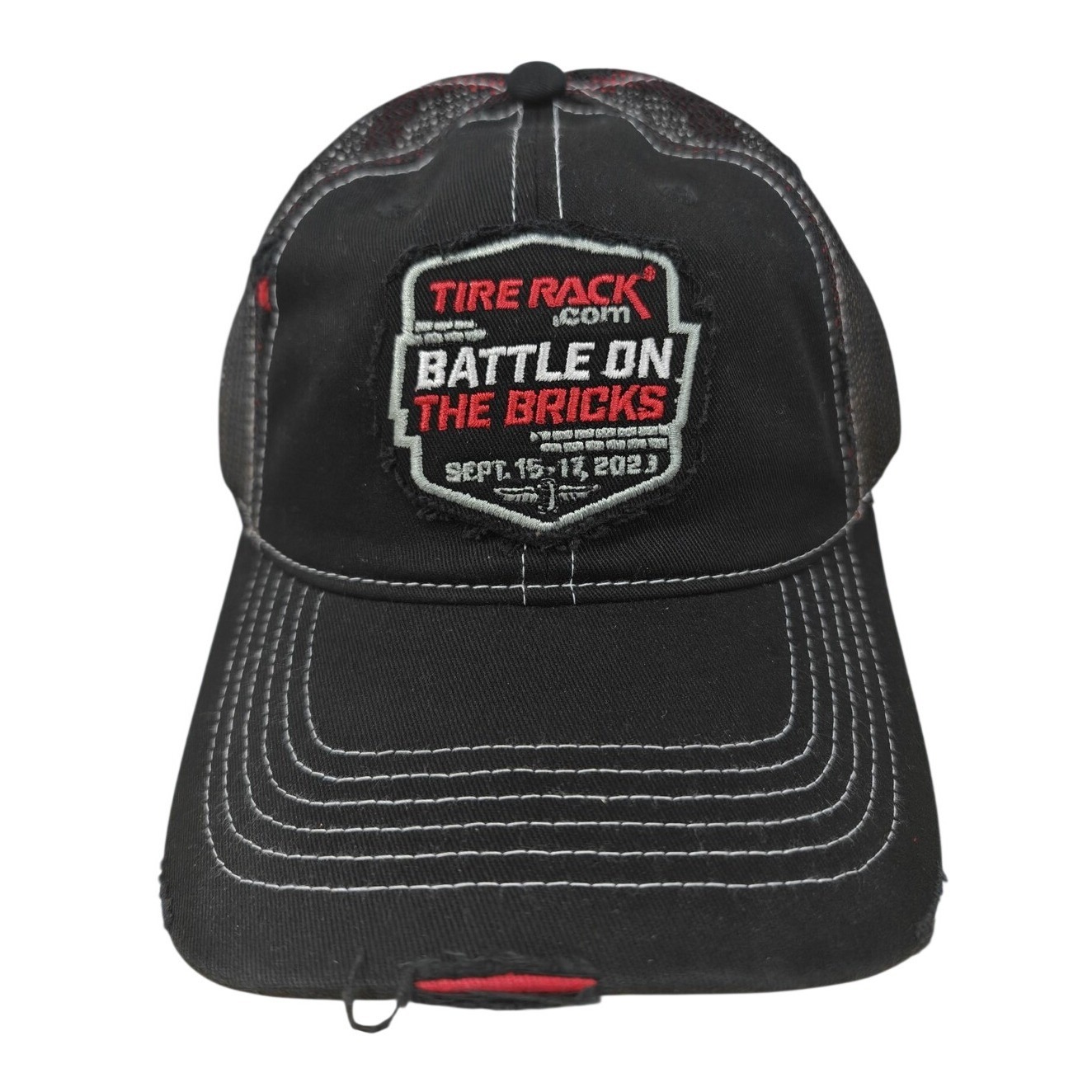 Tire Rack Battle On The Bricks Hat Cap Snap Back Trucker Mens September 2023